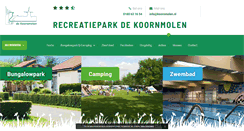 Desktop Screenshot of koornmolen.nl